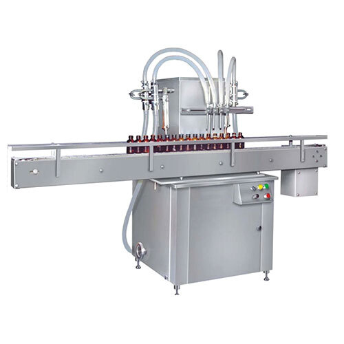 Automatic Liquid Filling Machine - Color: Silver