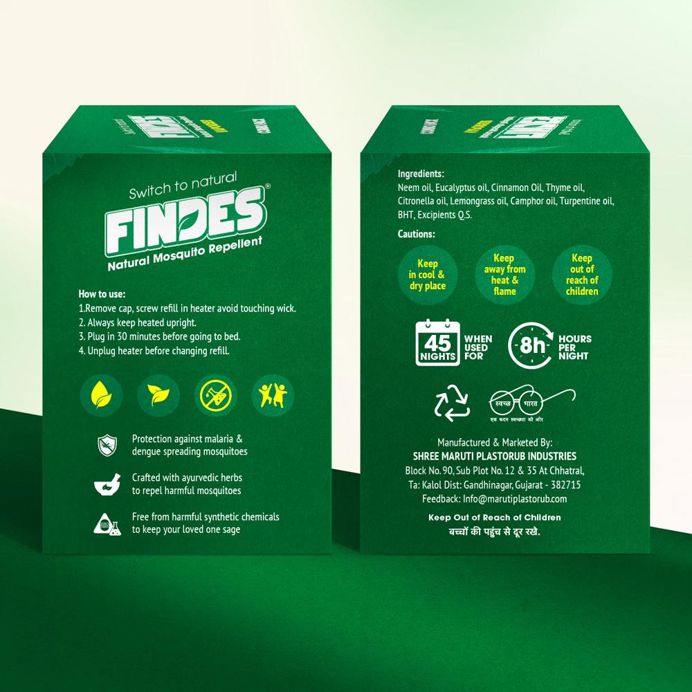 FINDES HERBAL MOSQUITO COMBO PACK