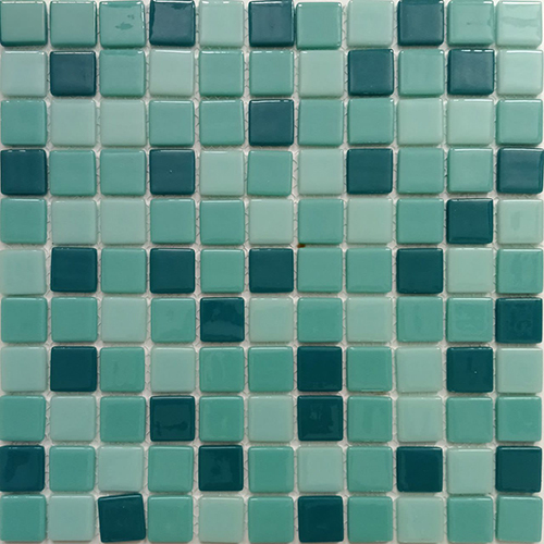 24mm Recycled Indian Glass Mosaic Tiles
