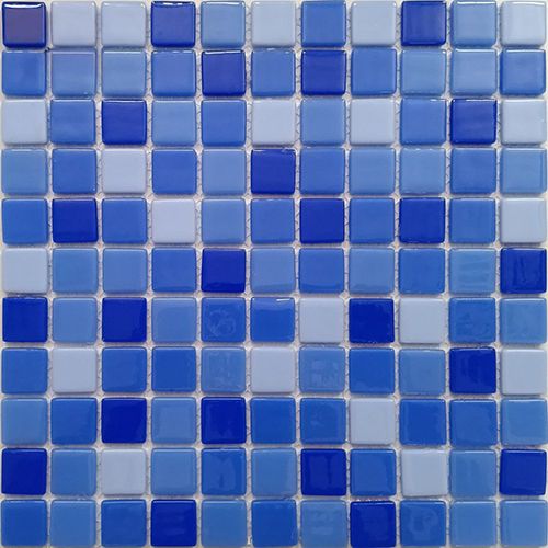 24mm Recycled Indian Glass Mosaic Tiles
