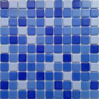 24mm Recycled Indian Glass Mosaic Tiles