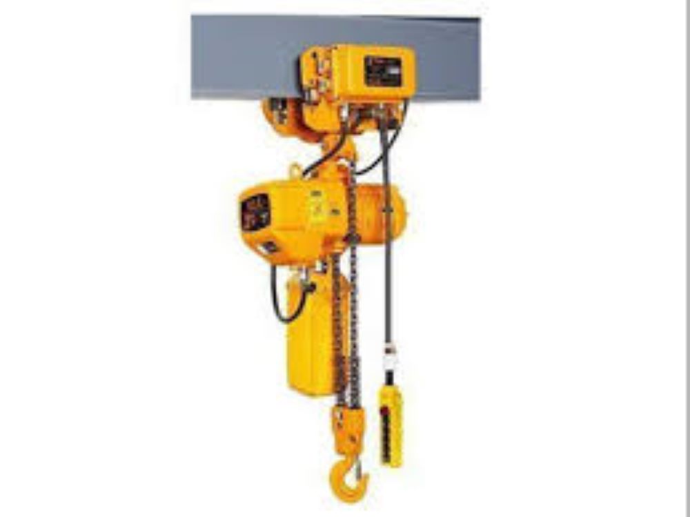 Motorized Chain Hoist - Color: Yellow