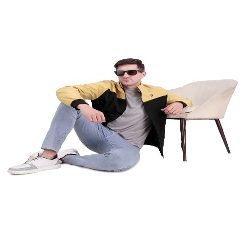 Mens Solid Full Sleeves Jacket