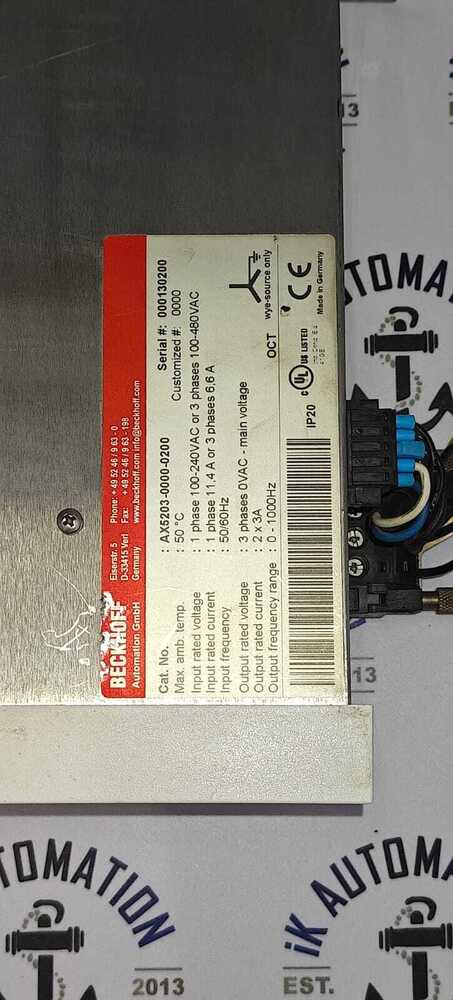 BECKHOFF AX5203-0000-0200