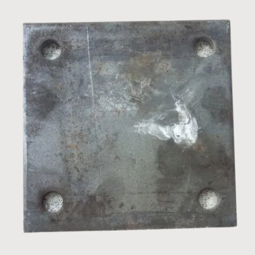 Base Plate - Steel, Width 25 mm - 40 mm, Diameter 38 mm - 50 mm | Hot-Dip Galvanized & High-Protected Painted, Various Thicknesses