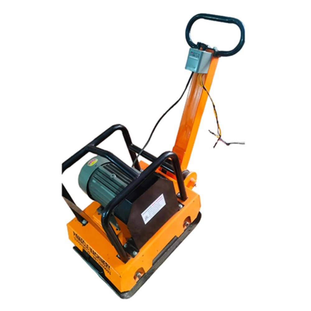 Reversible Electric Plate Compactor - Color: Yellow