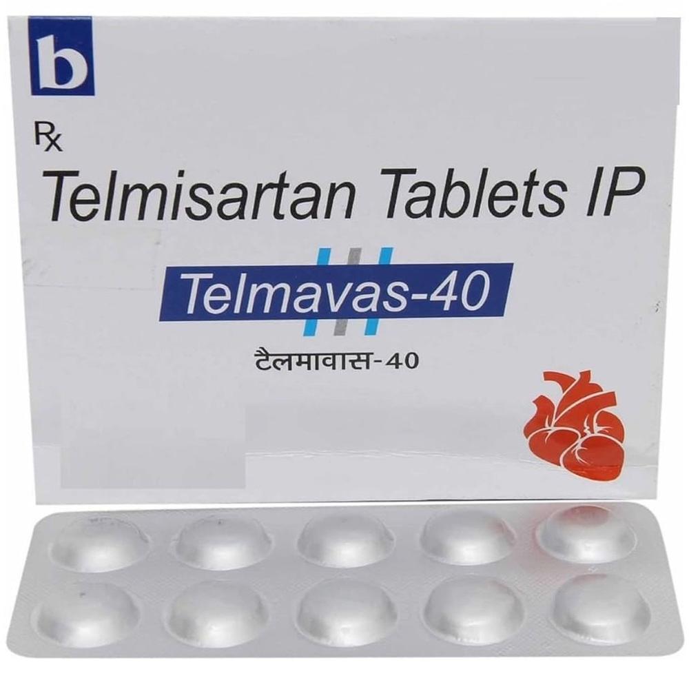 Telmavas 40 Telmisartan (40mg) Tablet
