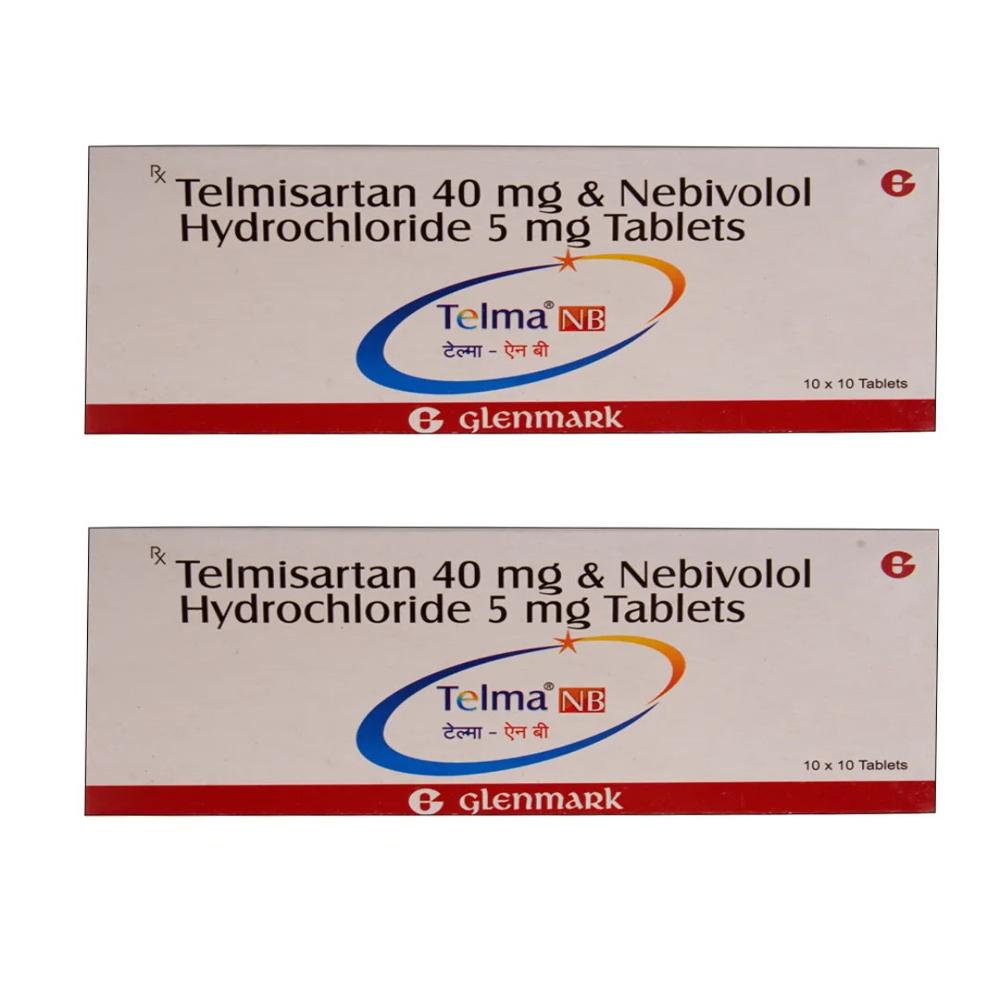 Telma-nb Nebivolol (5mg) + Telmisartan (40mg) Tablet - Shelf Life: 12 Months