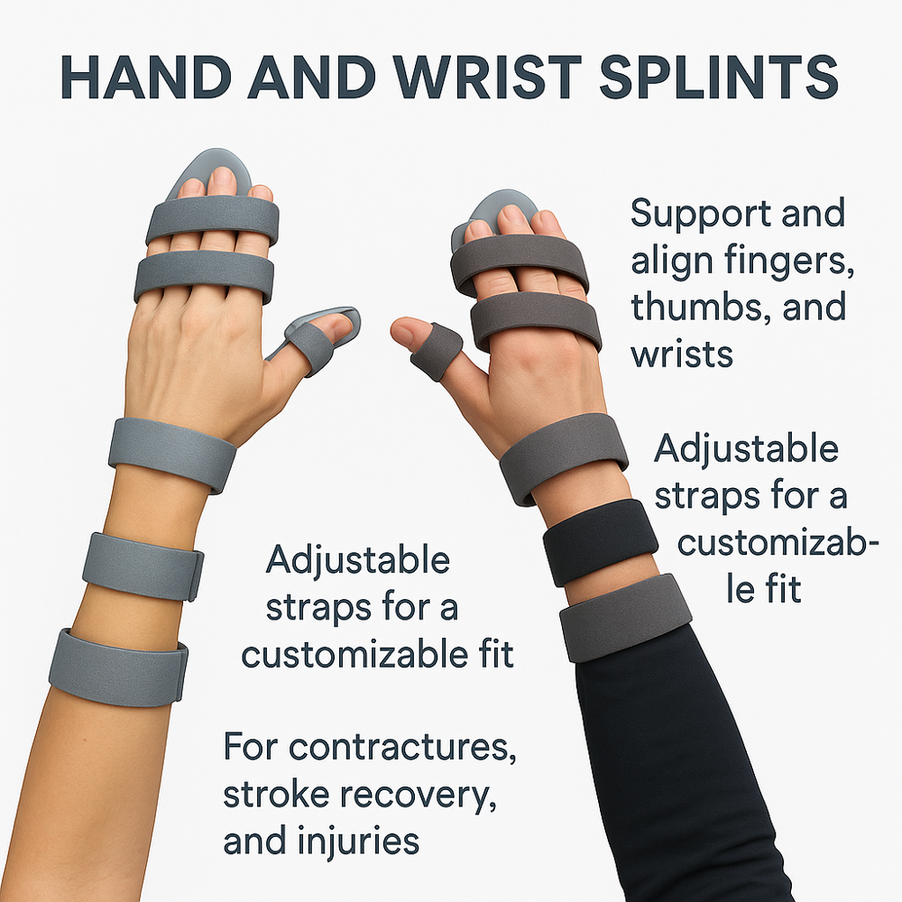 Static Splint Support Grey - Color: Various Available