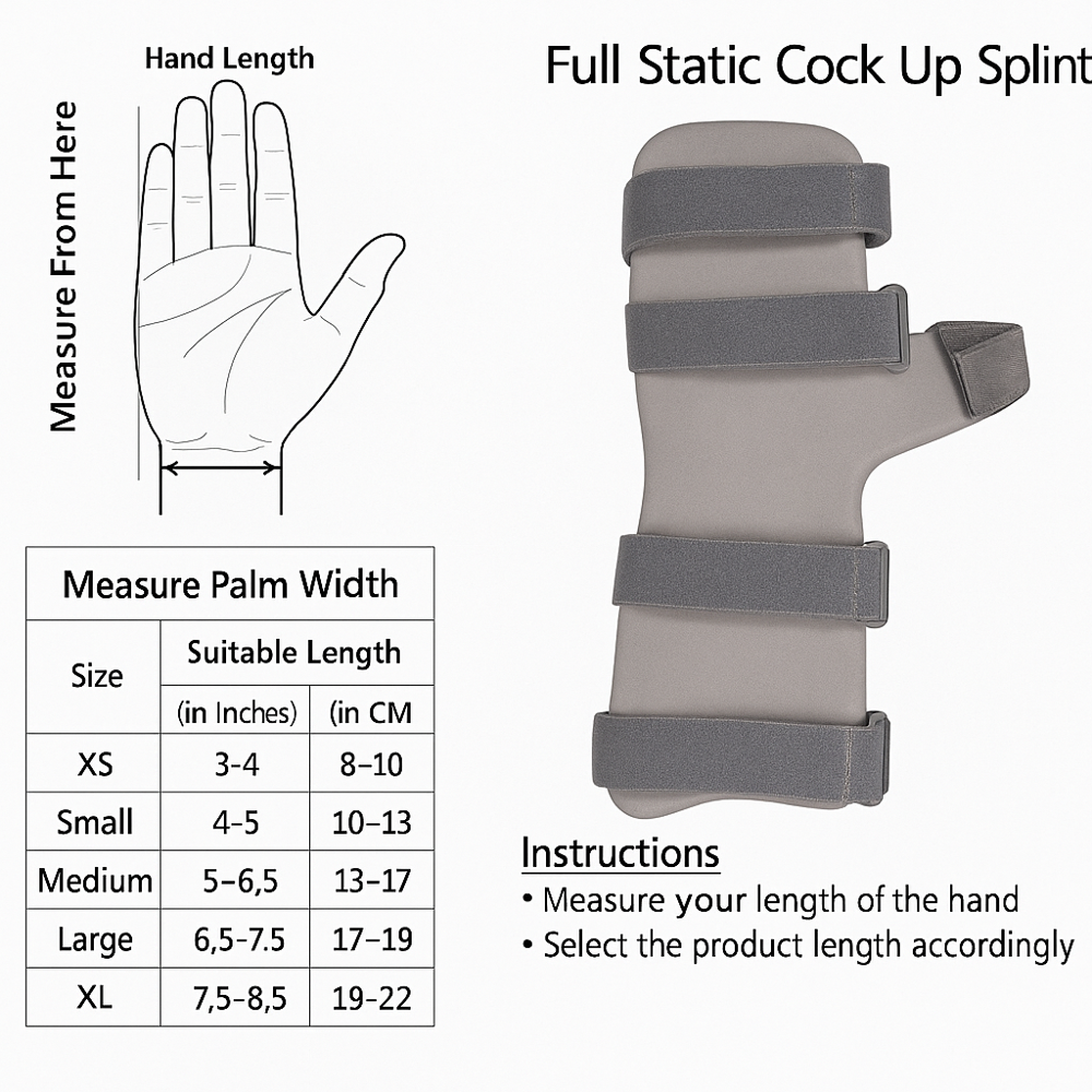 Static Splint Support Grey