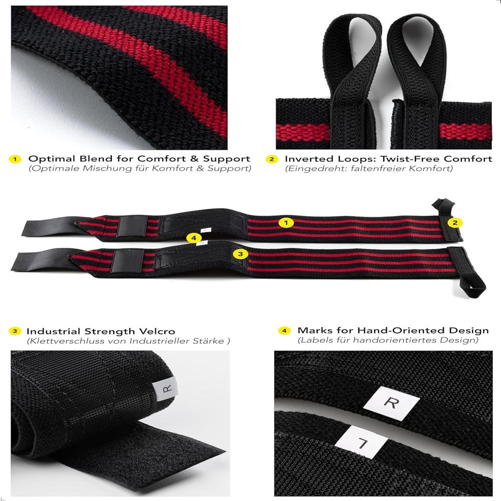 Gym Wrist Band Black 