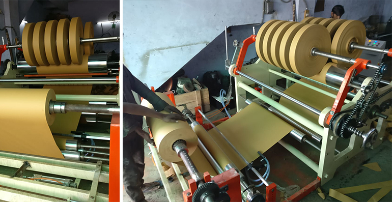 Industrial Slitting And Rewinding Machine - Color: Silver