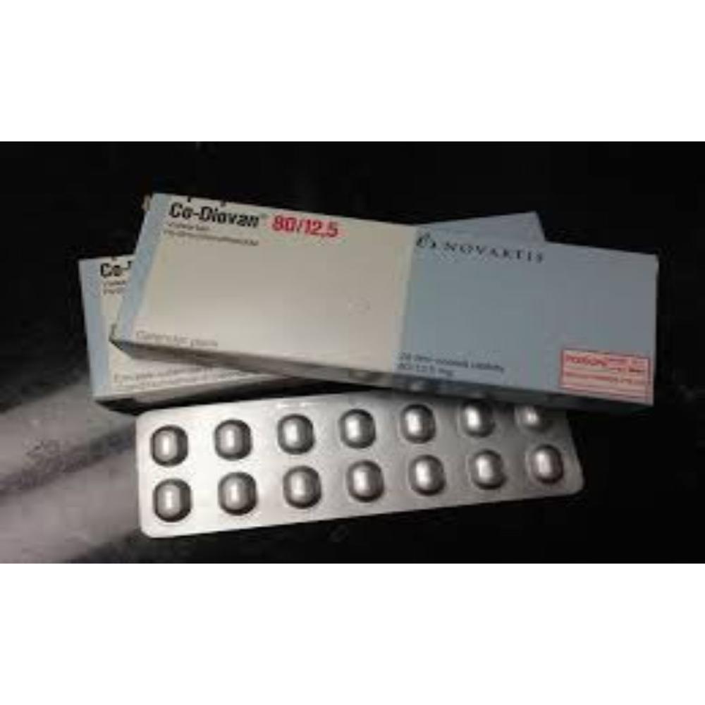 Co-Diovan 80/12.5 Valsartan (80mg) + Hydrochlorothiazide (12.5mg) Tablet