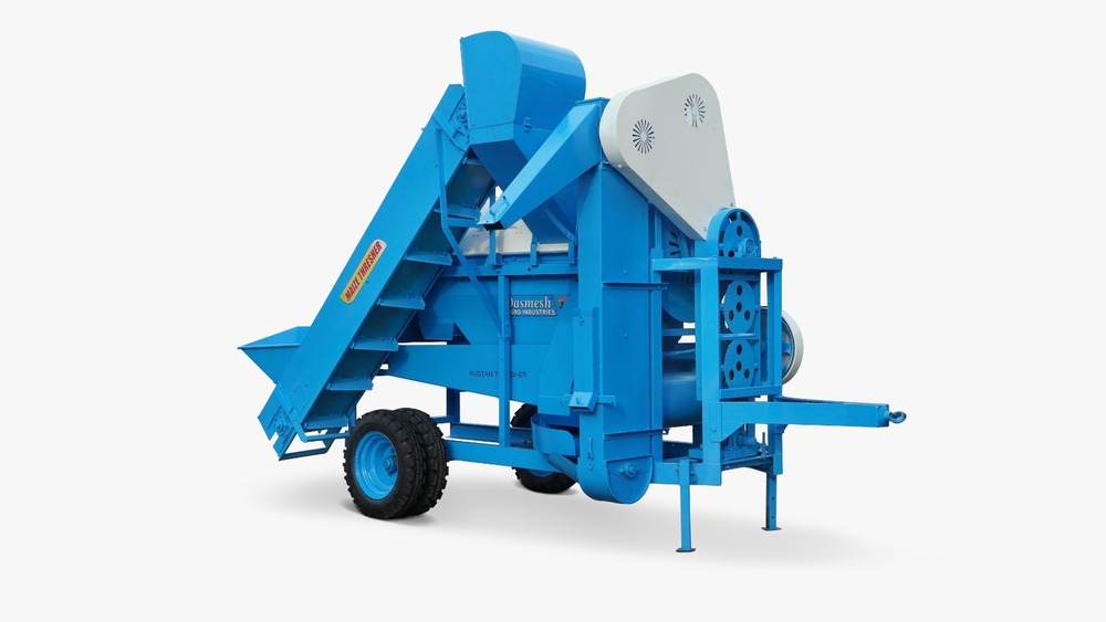 Dr Dasmesh Maize (Makka) Thresher - Color: Blue