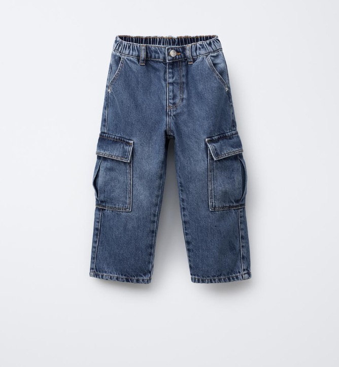 Boys Denim Pant - Denim Fabric, Navy Blue Color | Modern Style, Customized Logo, Anti-uv And Cool Dry Features For Outdoor Activities