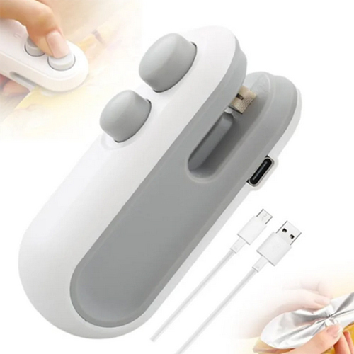 Mini Portable Handy Plastic Bag Sealer, Manual Double Portable Sealing Machine