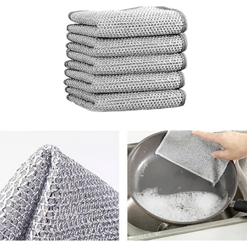 Dish Clothes Multipurpose Wire Dishwashing Scrubber for Utensils Multipurpose Dishwashing