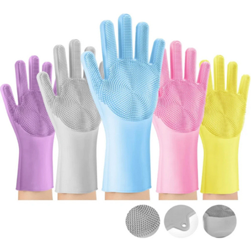 Silicone Scrubbing Hand Gloves