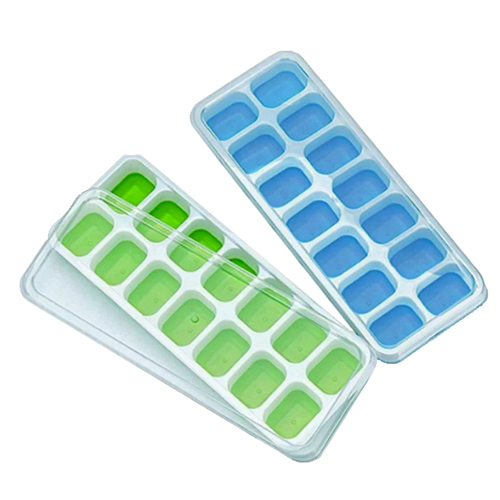 Silicone Rubber Ice Cube Tray, Standard Multicolor Silicone Rubber Ice Cube Tray, For Whisk-ey