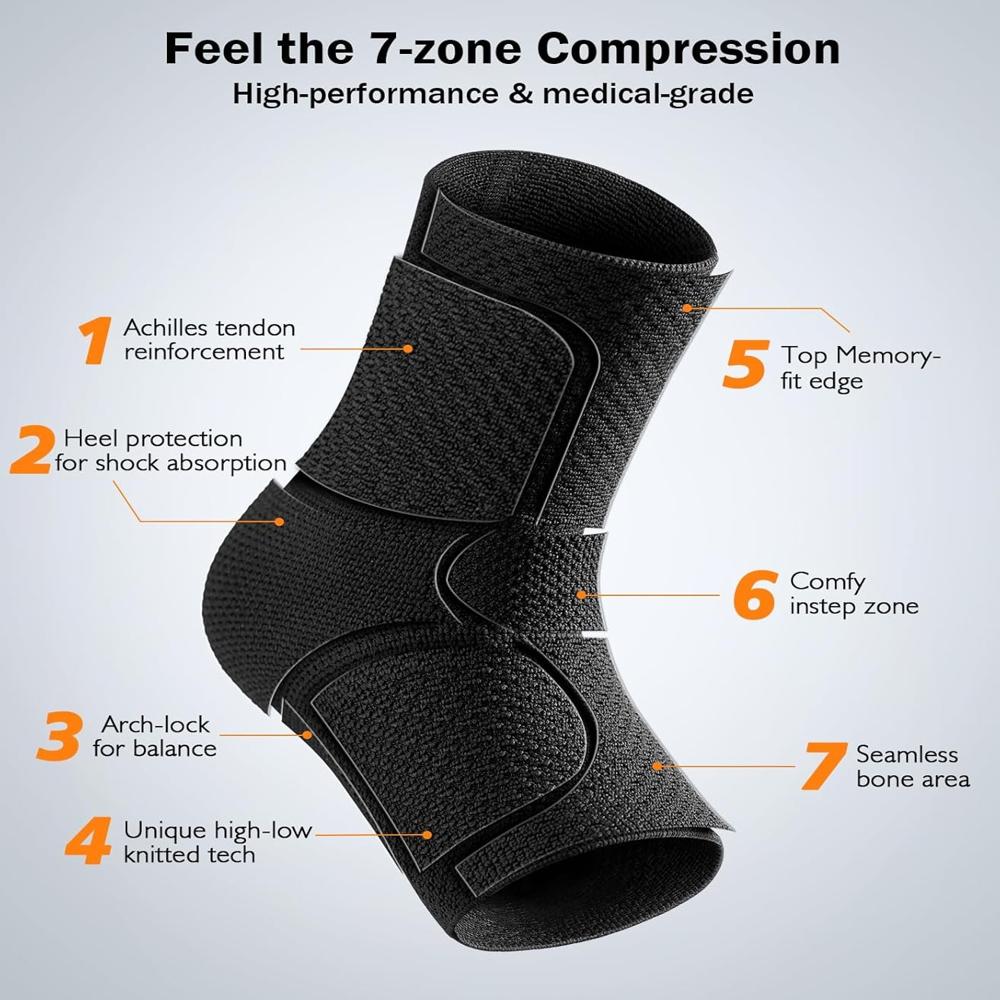 Ankle Brace Black - Application: Hospital