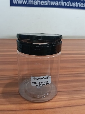 Pet Jar with flip top cap