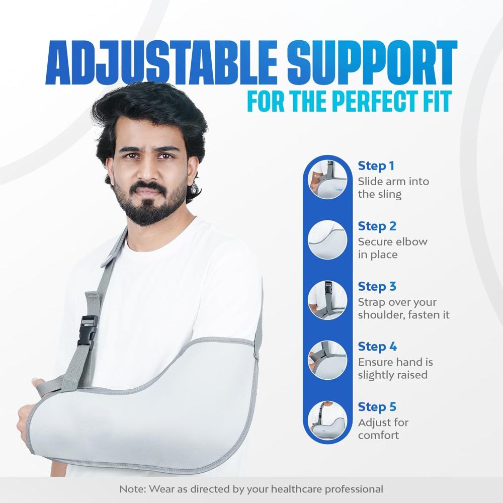 Arm Sling Support Grey - Color: Various Available