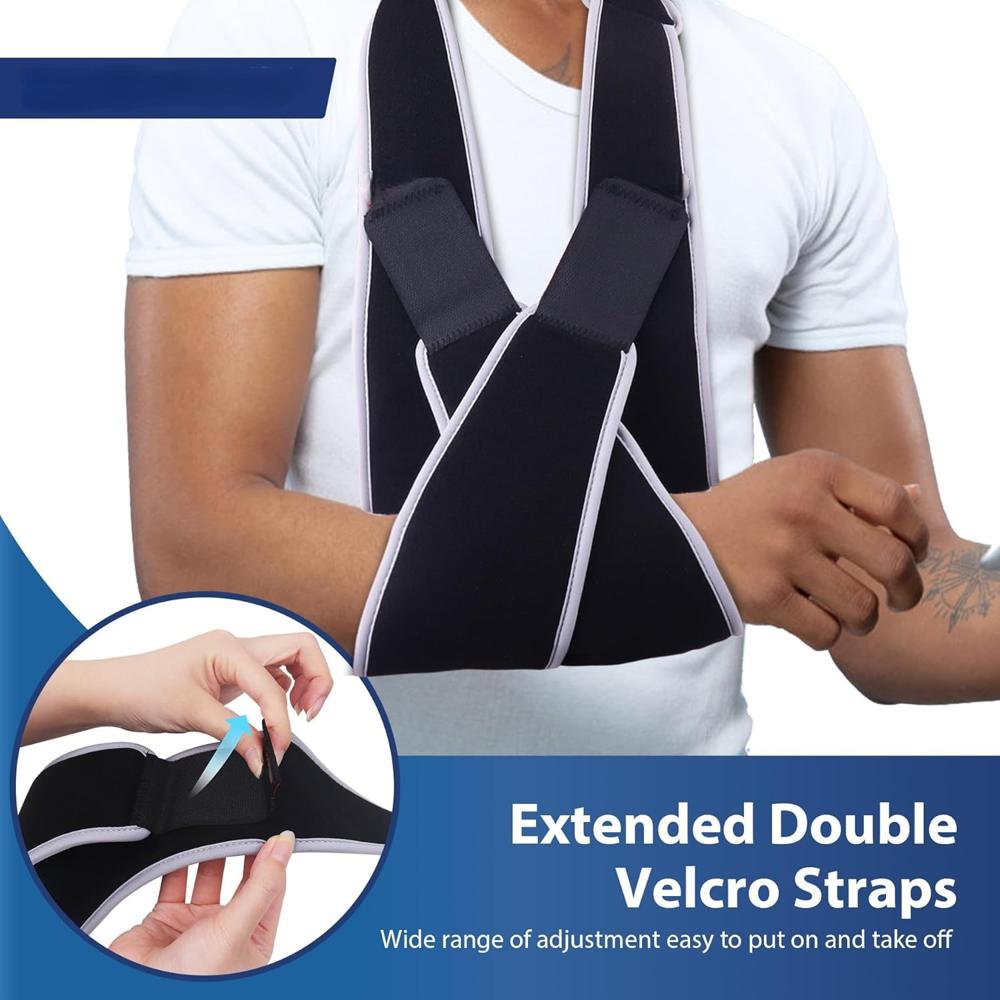 Arm Strap Support Black - Shape: Rectangle