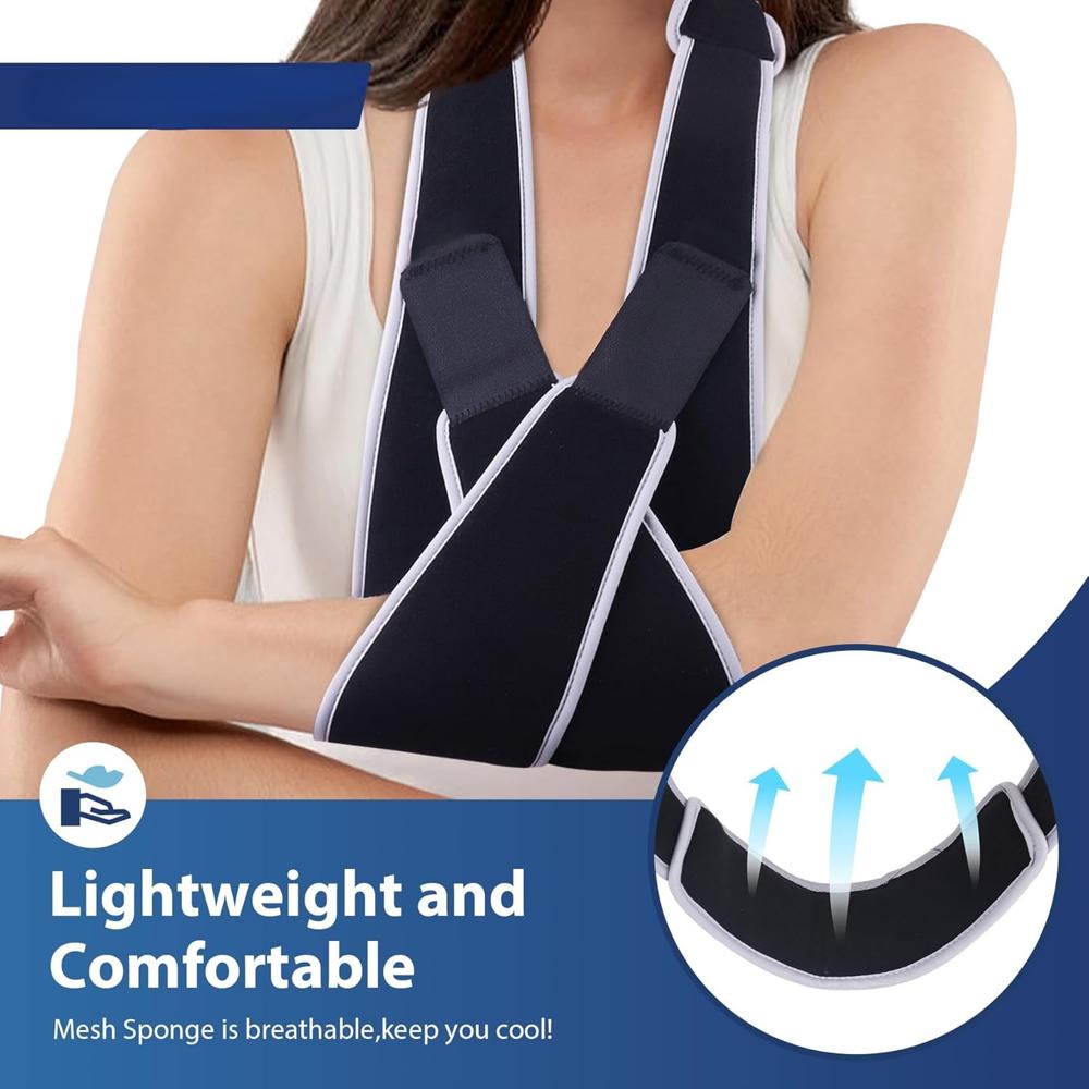 Arm Strap Support Black - Shape: Rectangle