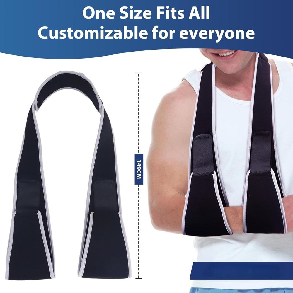 Arm Strap Support Black - Shape: Rectangle