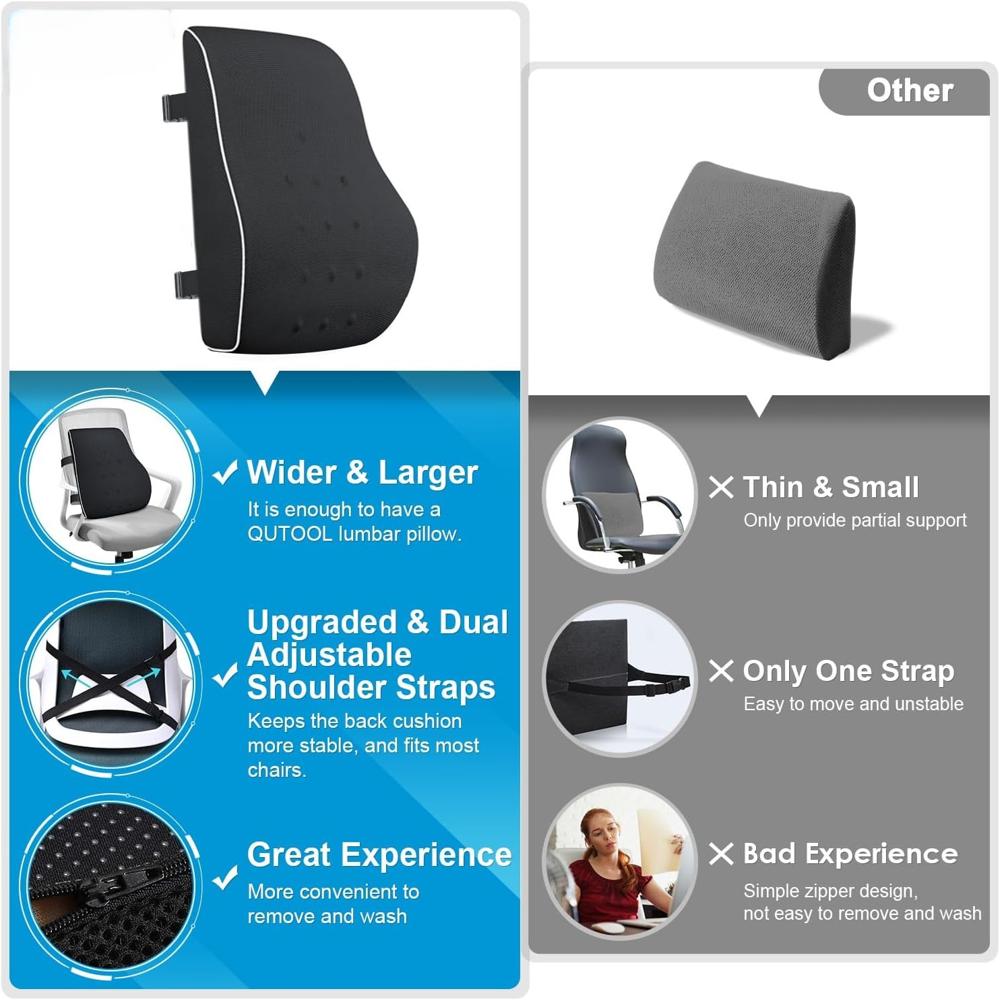 Long Back Rest Black