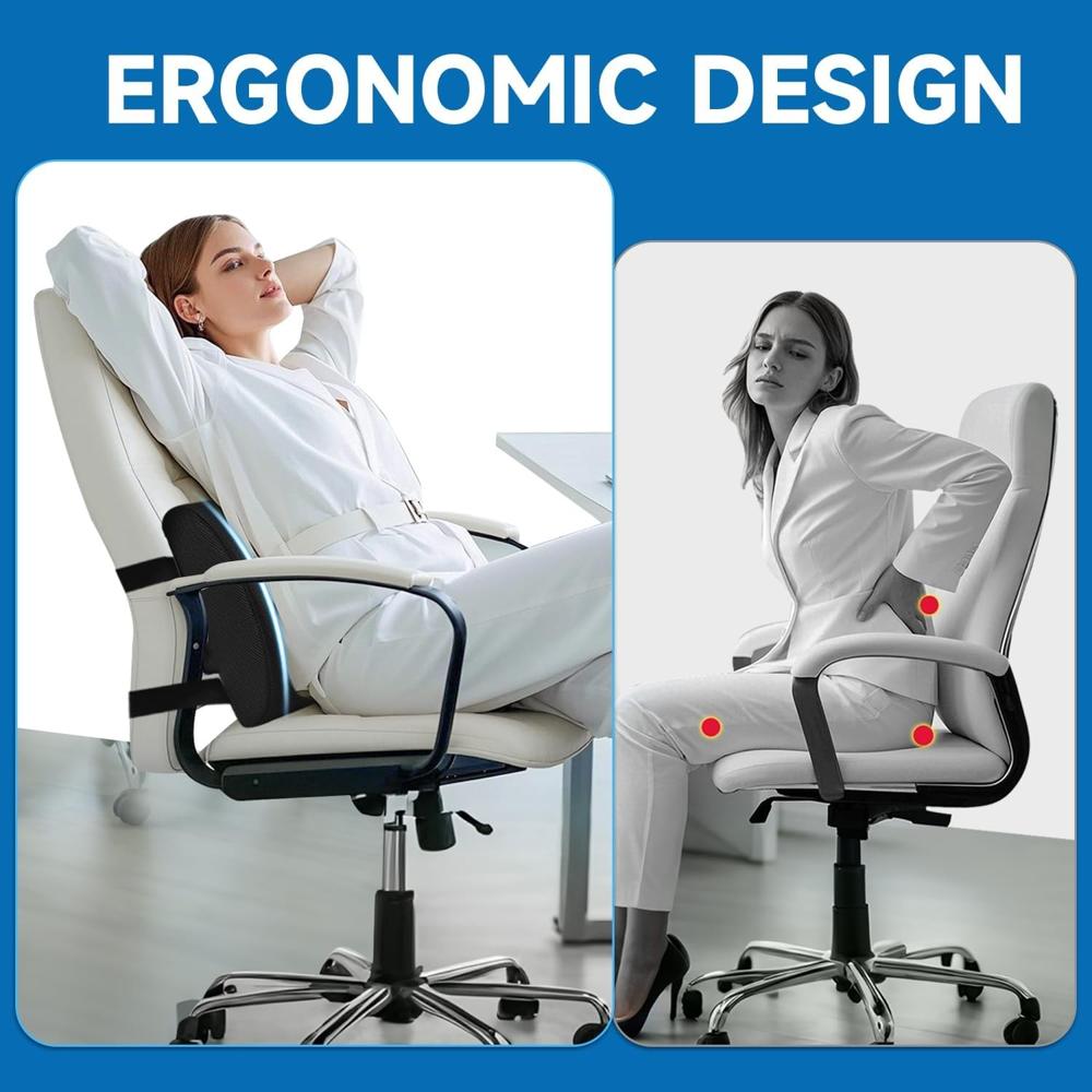 Short Back Rest Black