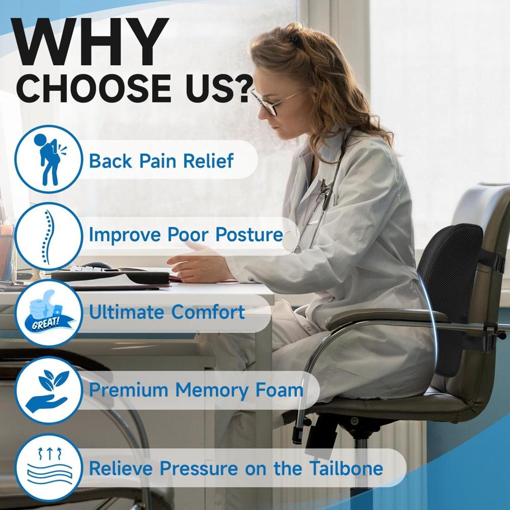 Short Back Rest Black - Color: Various Available