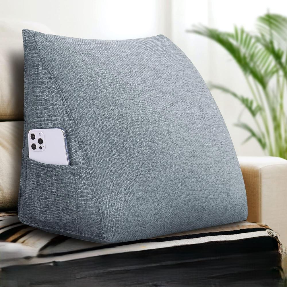 Bed Back Rest Grey