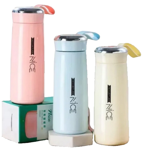 Tupperware Glass Nice Aqua Water Bottle, 500 ml Flask Bottle Nice