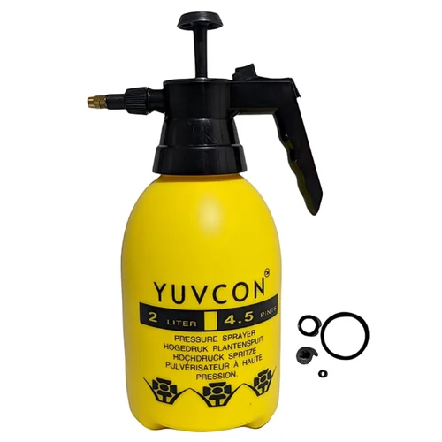 Pressure Spray Bottle, 2L Lawn Sprinkler, Water Mister, Garden Pump Sprayer Bottle for Gardening