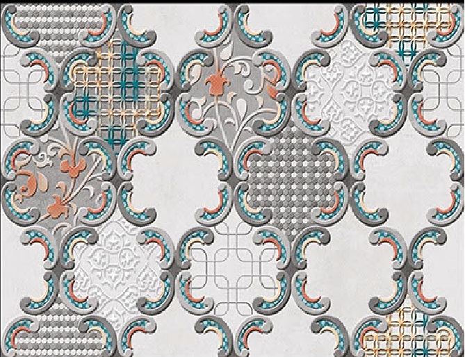 Glossy Finish Wall Tile - Material: Ceramic