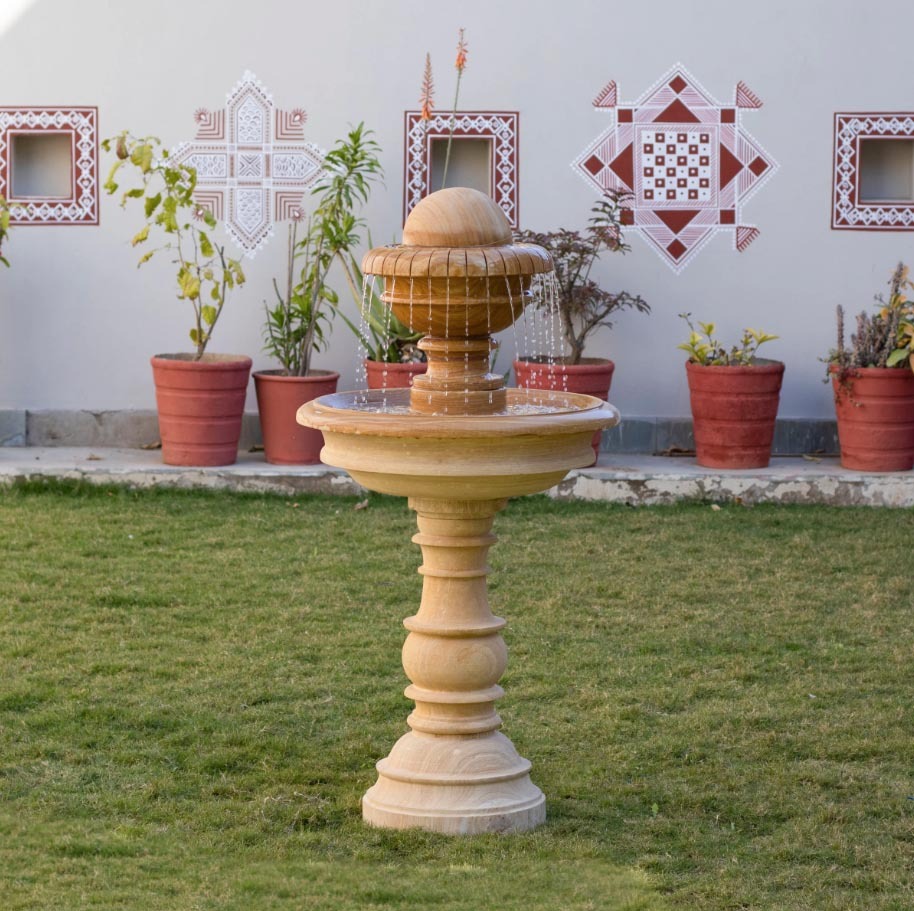 Sandstone Fountain - Feature: Good Qulaity