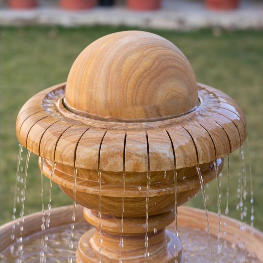 sandstone fountain