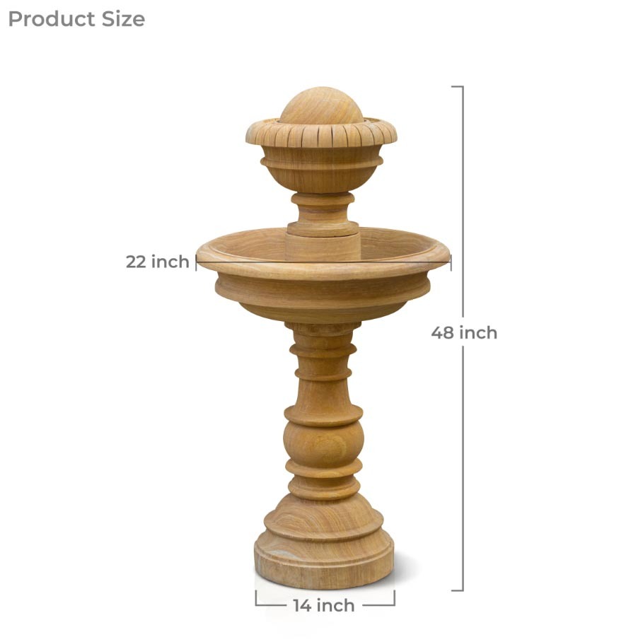 sandstone fountain