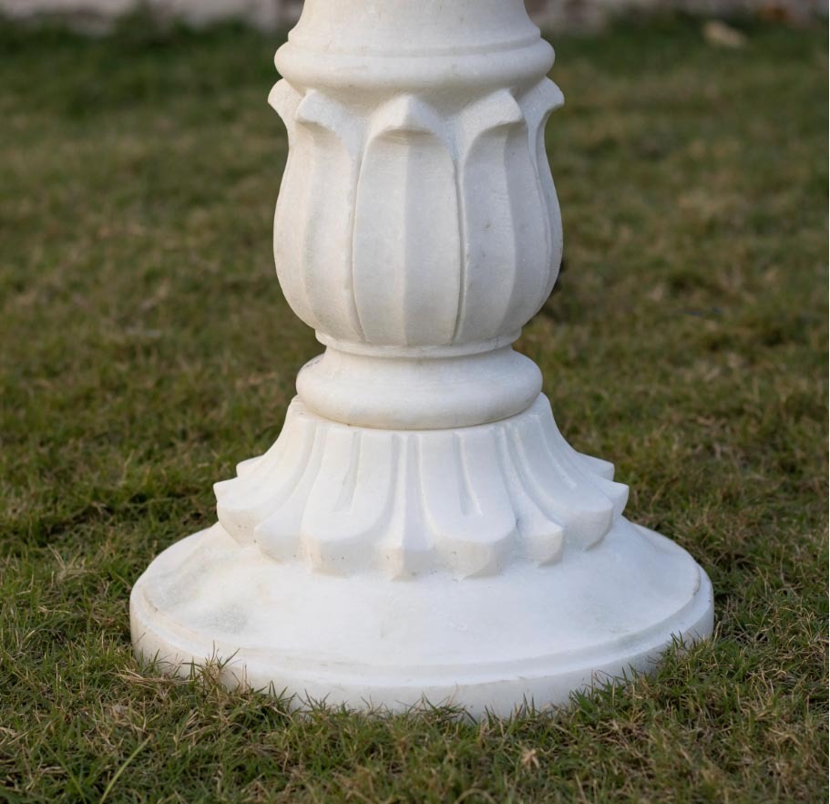 White Marble Fountain