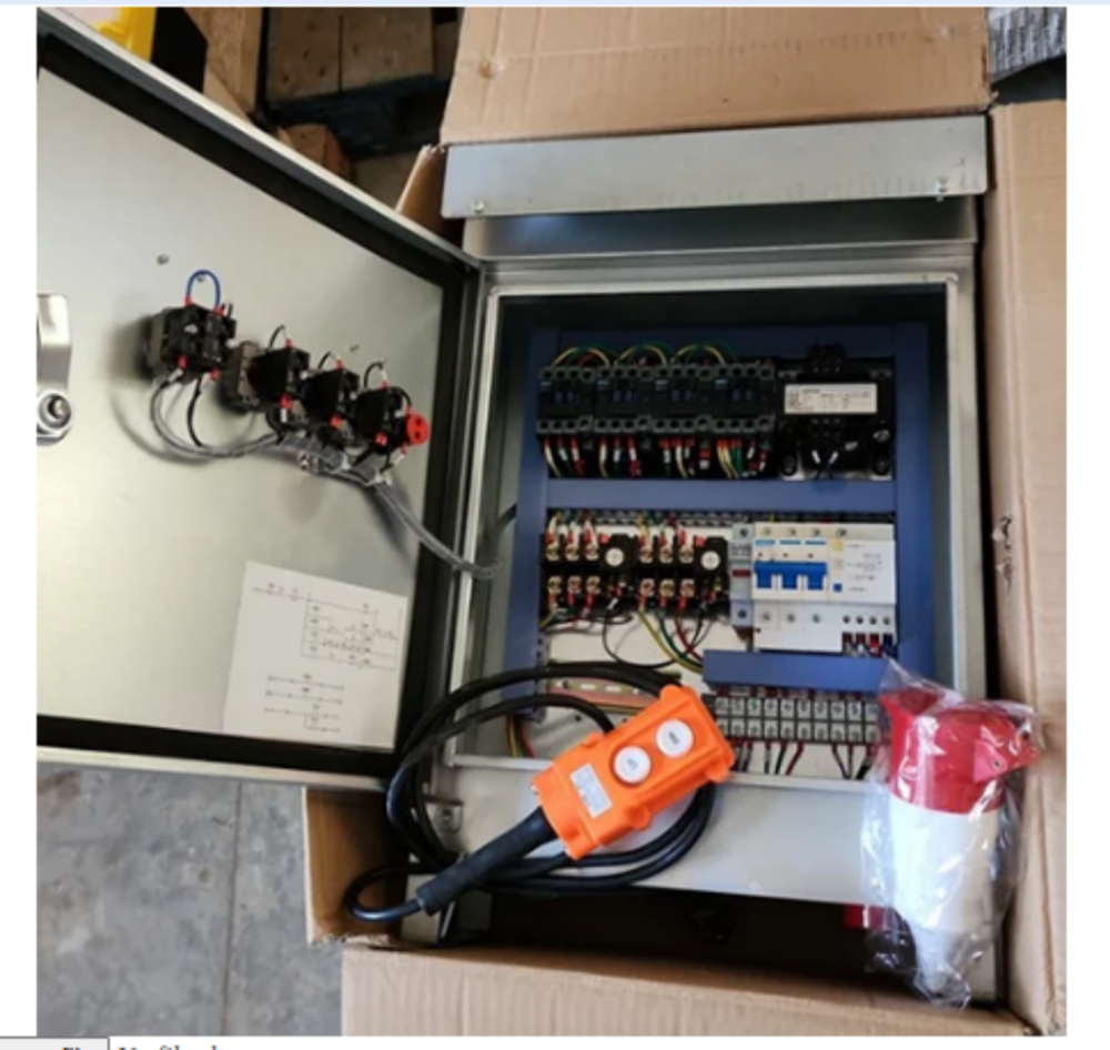 Suspended Platform Electrical Control Box - Material: Mild Steel