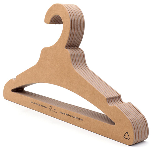 Cloth Hangers - Color: Brown