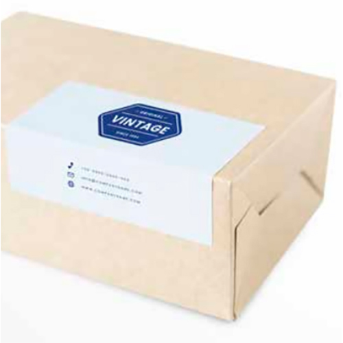Self Adhesive Labels - Color: White