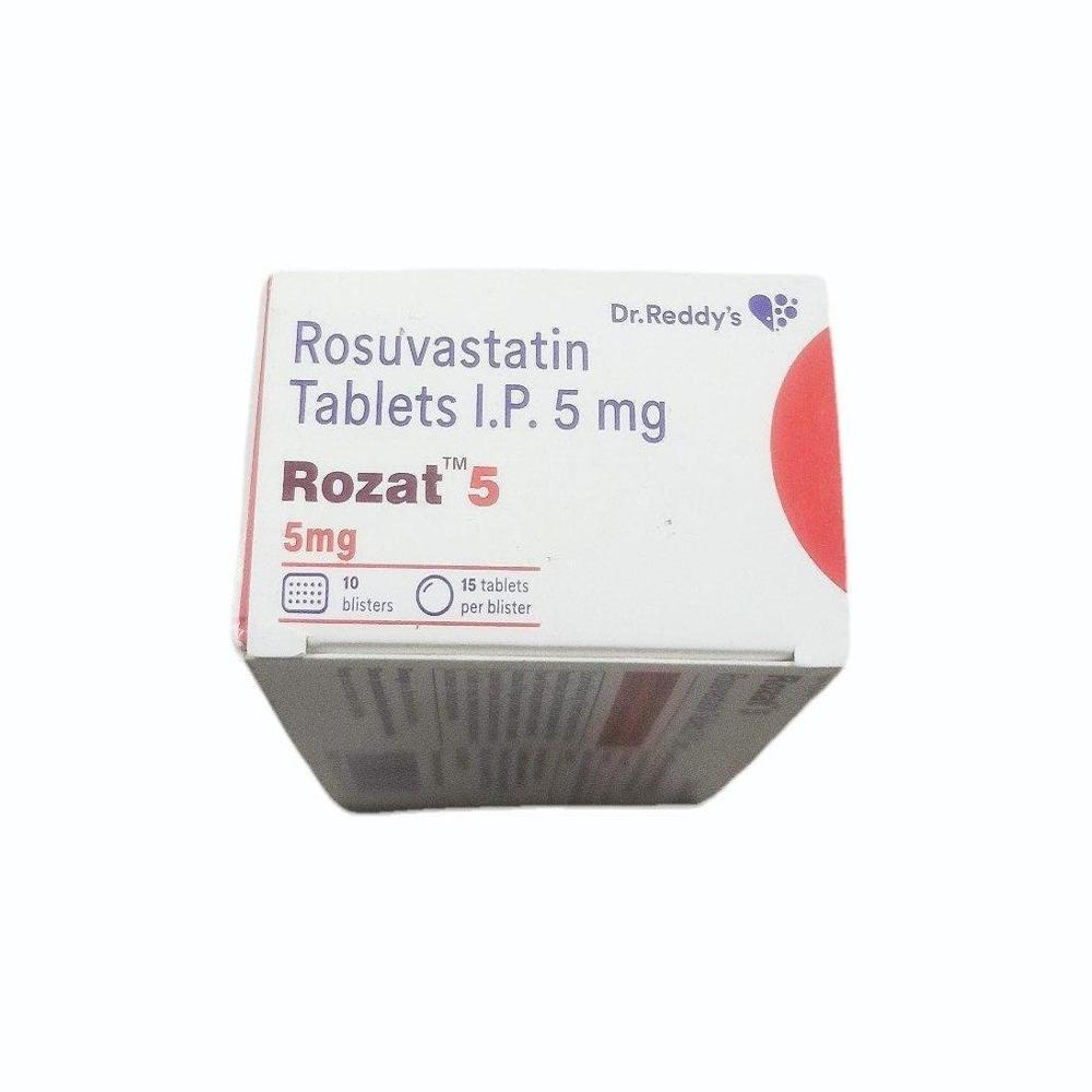 Rozat 5 Rosuvastatin (5Mg) Tablet - Shelf Life: 12 Months
