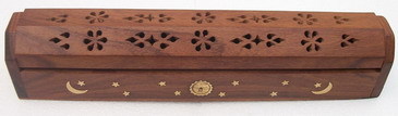 Polished Wooden Incense Box