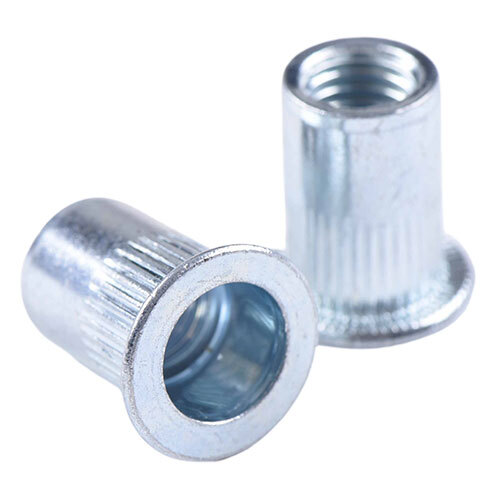 Ms Large Head Round Rivet Nut - Color: Silver