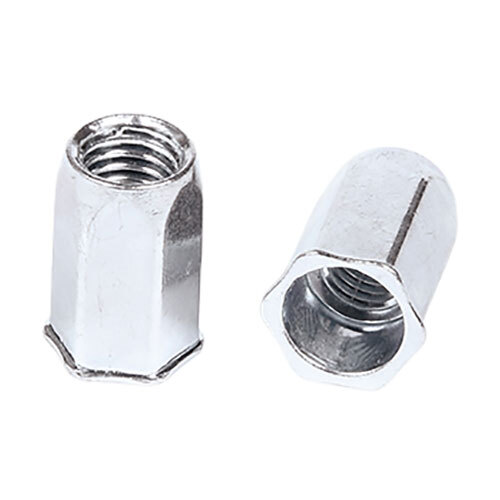 Ms Small Head Full Hex Rivet Nut - Color: Silver