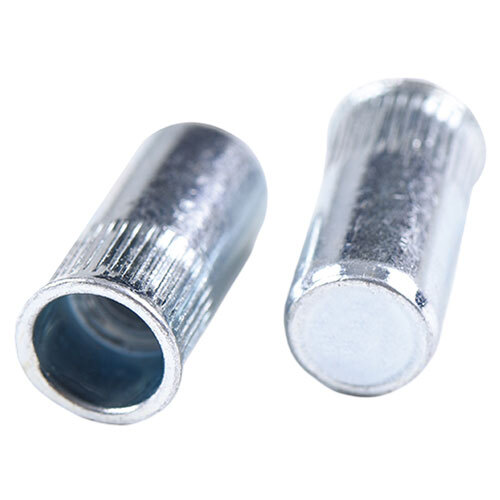 Ms Small Head Round Close Rivet Nut - Color: Silver