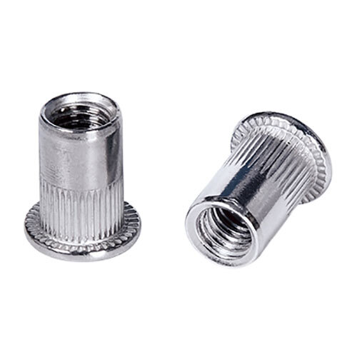 Ss-304 Large Head Round Rivet Nut - Color: Silver