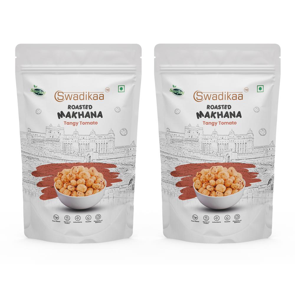 Tangy Tomato Roasted Makhana Combo Of 3 - Broken (%): Nil
